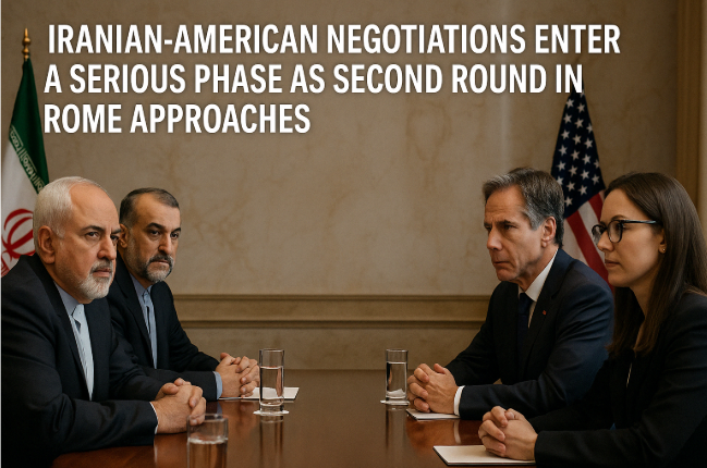 Iranian-American Negotiations Enter a Serious Phase as a Second Round in Rome Approaches